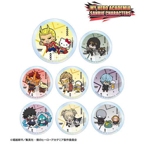 『僕のヒーローアカデミア × サンリオキャラクターズ』トレーディングアクリルステッカー プロヒーロー&敵<ヴィラン> ver.B(単位/BOX)【202508再販】
